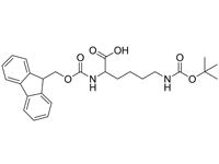 Nε-芴甲氧羰基-Nα-叔丁氧羰基-L-賴氨酸，99%（HPLC)
